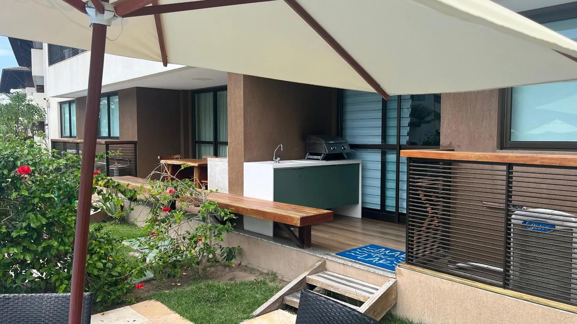 Apartamento Flat Terreo - Porto De Galinhas Pe - Condominio Cupe Beach Living - Pe Na Areia